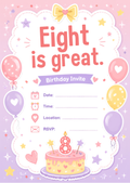 Custom Birthday Party Invitation - Printable Digital