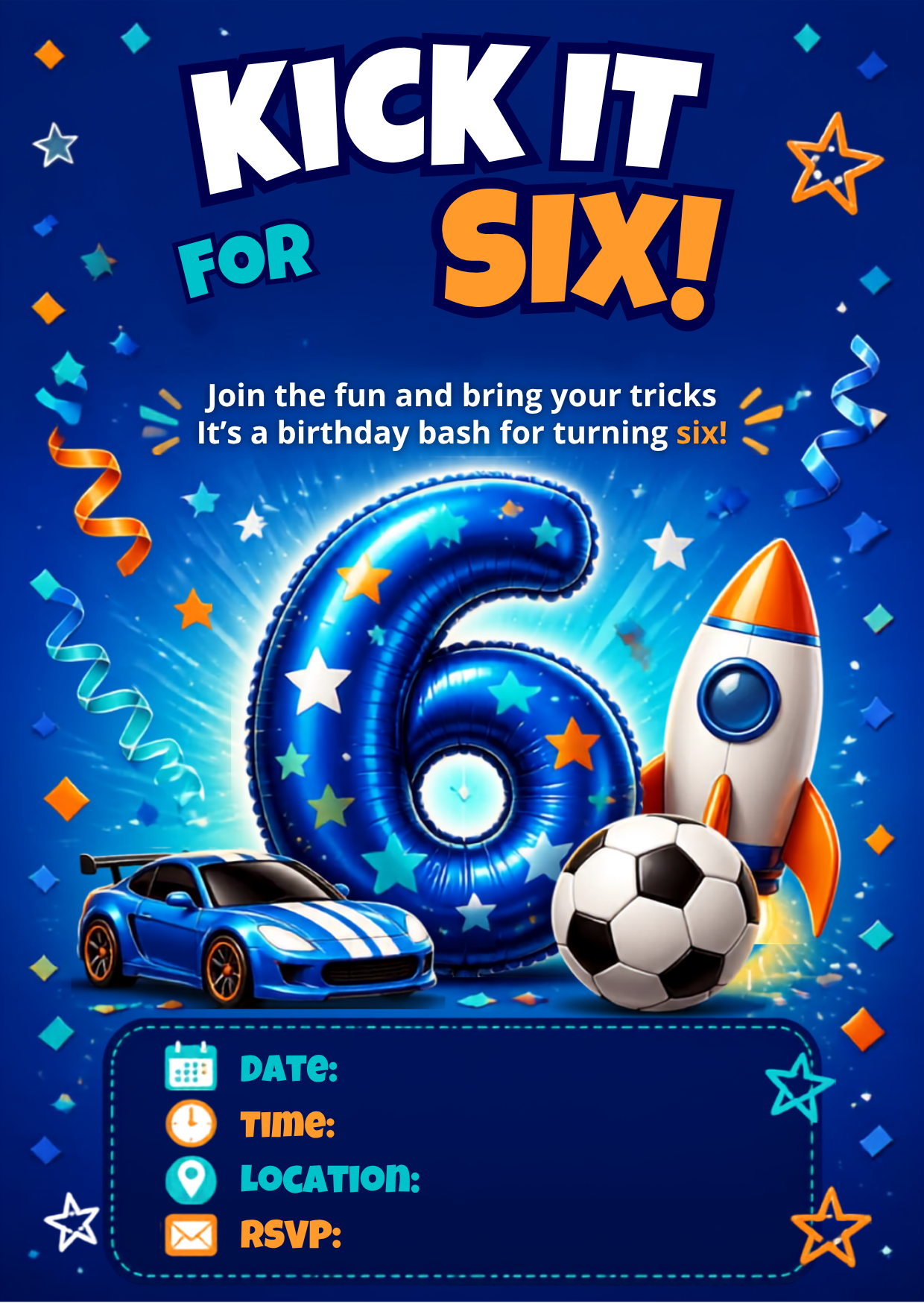 Personalized Birthday Invite - Custom Digital Download